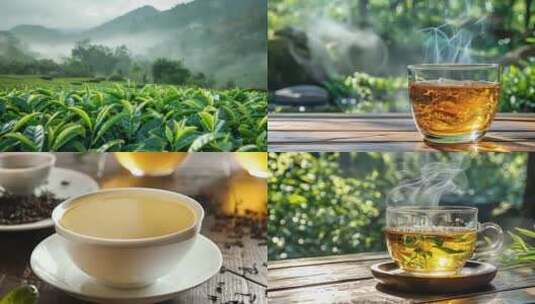 茶叶茶艺茶园茶红茶绿茶春茶茶山茶道茶高清在线视频素材下载