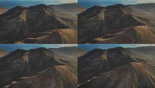 加那利群岛火山景观是大自然的杰作高清在线视频素材下载