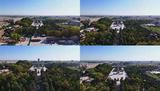 中国工农红军西路军纪念馆高清在线视频素材下载