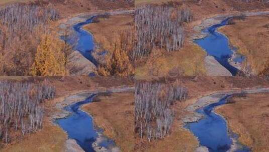 内蒙古阿尔山风景区航拍高清在线视频素材下载
