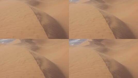 大风吹过的沙漠高清在线视频素材下载