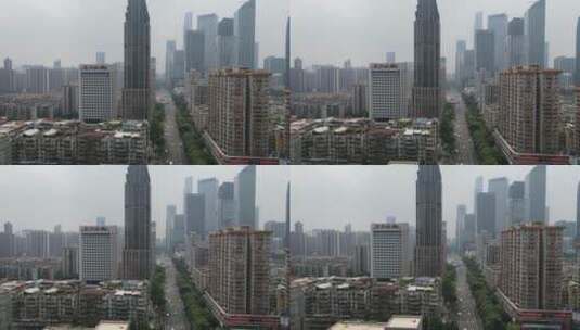 广州天河航拍高清在线视频素材下载