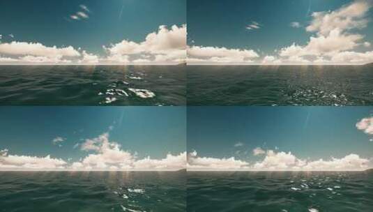 三维CG海平面动画 秋 2高清在线视频素材下载