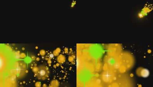 金色粒子路径光线9高清在线视频素材下载