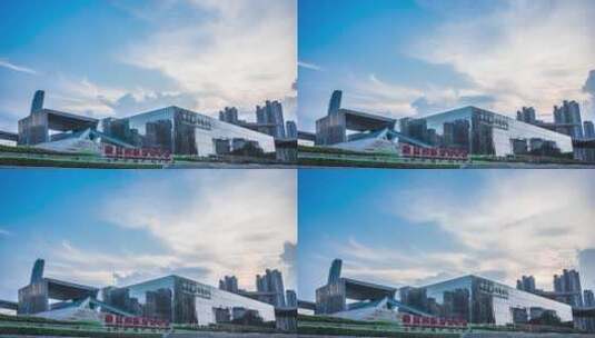 南京国际博览中心 8K延时高清在线视频素材下载