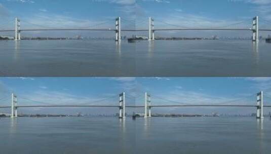 飞越汕头海湾大桥高清在线视频素材下载
