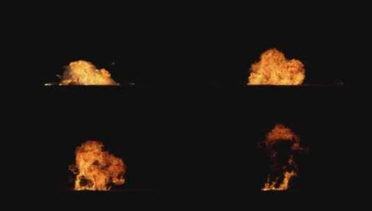 4k爆炸生成的多种火焰效果背景视频素材51高清在线视频素材下载