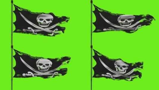 海盗镖旗高清在线视频素材下载