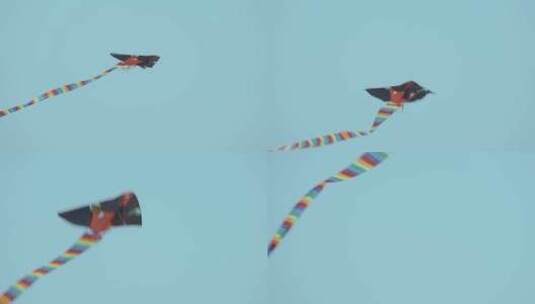 天空中的风筝高清在线视频素材下载