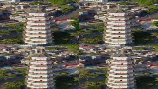 东莞市金鳌洲塔高清在线视频素材下载