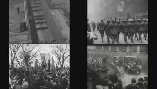 战争黑白纪录片高清在线视频素材下载
