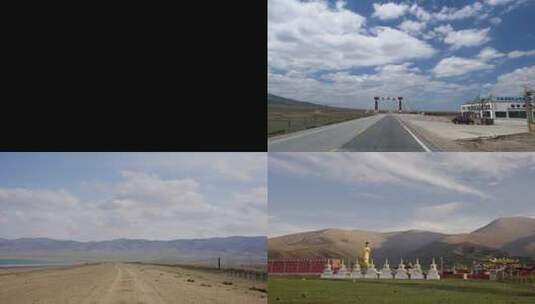 青海青藏铁路高清在线视频素材下载