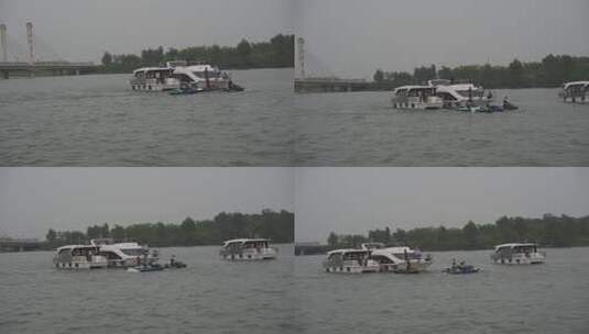 水上项目水上飞龙水上飞行器高清在线视频素材下载