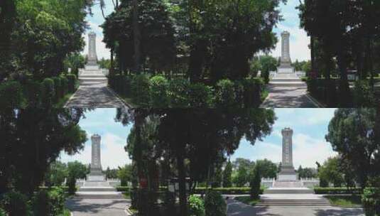 革命烈士纪念碑高清在线视频素材下载