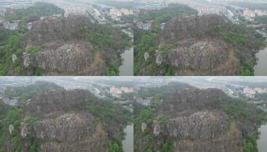 广西桂林七星景区4A景区航拍高清在线视频素材下载