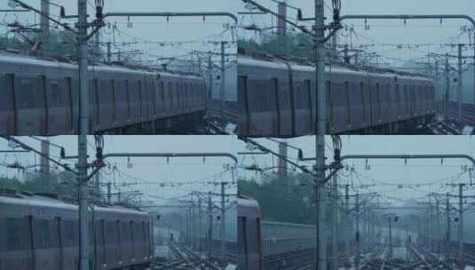 重庆地铁1号线行驶高清在线视频素材下载