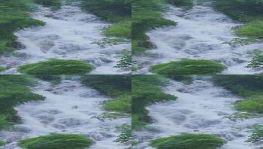 高山流水瀑布高清在线视频素材下载