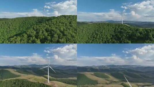 森林风车高清在线视频素材下载