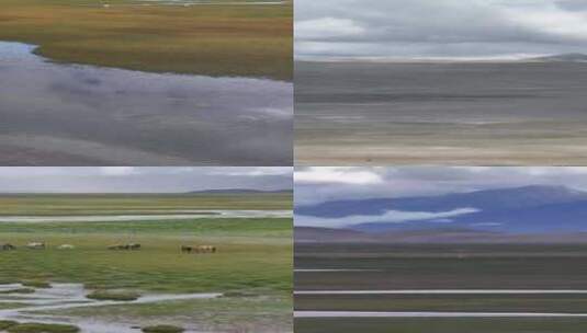 高清竖屏航拍西藏日喀则仲巴县自然合集高清在线视频素材下载