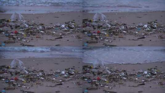 海洋垃圾 海洋污染高清在线视频素材下载
