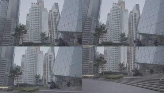 香港国金中心高清在线视频素材下载