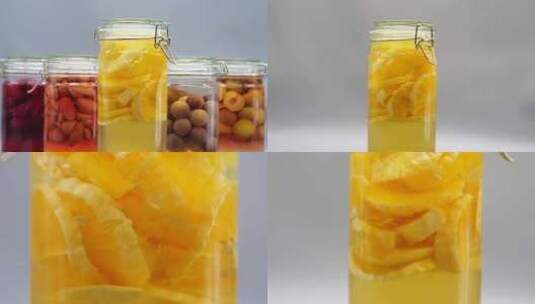 水果酒-橙子泡酒(合集)高清在线视频素材下载