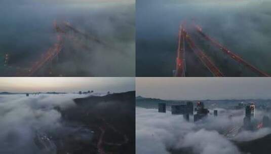 平流雾 云端高清在线视频素材下载