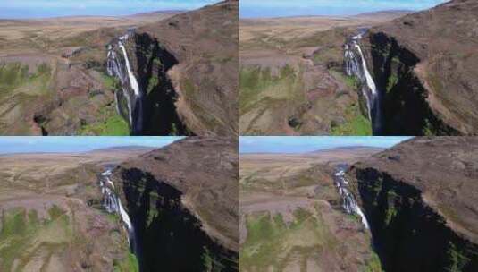 冰岛Hvalfjör😍ur峡湾后端的格里高清在线视频素材下载