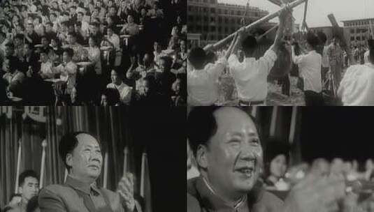 1957年 中国共产主义青年团 大会高清在线视频素材下载