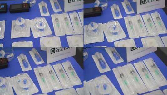 医疗产品展会展示场景高清在线视频素材下载