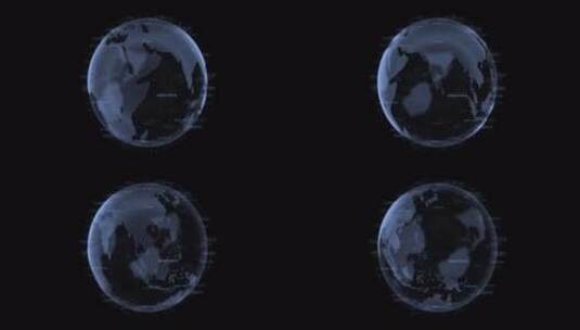 地球智慧科技智慧地球数字地球02文件夹高清AE视频素材下载