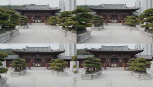 中国寺庙建筑高清在线视频素材下载
