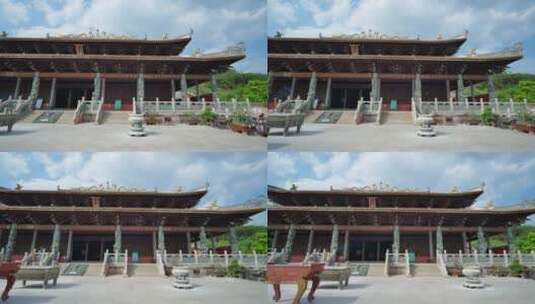 广西南宁孔庙博物馆古建筑高清在线视频素材下载