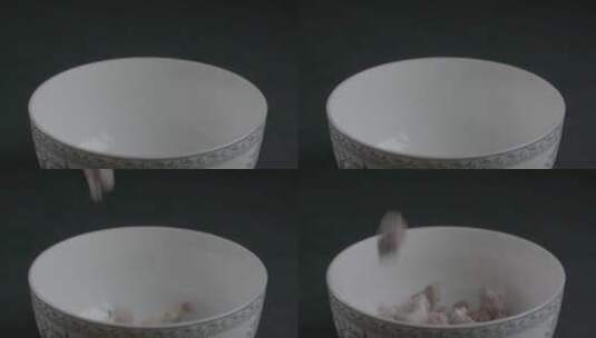 一碗羊汤的特写展示LOG高清在线视频素材下载