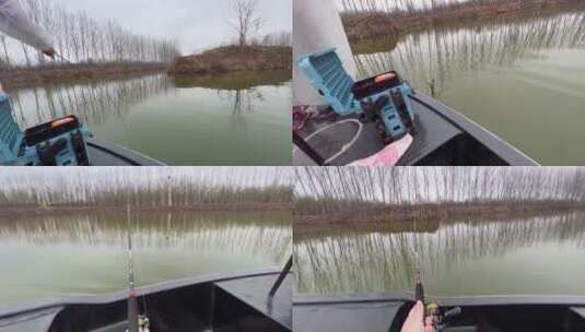 【镜头合集】鱼竿渔具钓鱼鲈鱼上鱼高清在线视频素材下载