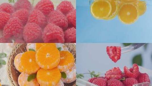 水果组合高清在线视频素材下载