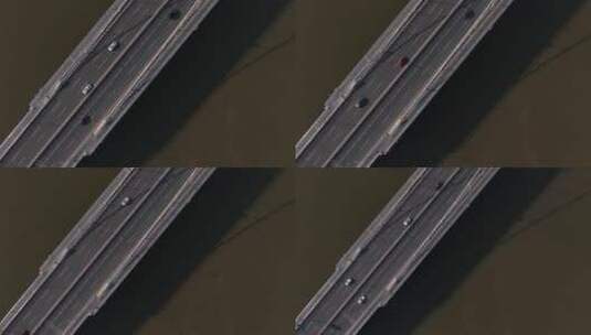 4k广州桥梁繁忙车流高清在线视频素材下载