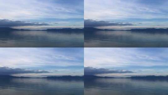 新疆赛里木湖蓝色水面高清在线视频素材下载