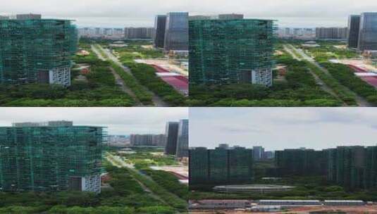深圳房产竖屏航拍高清在线视频素材下载