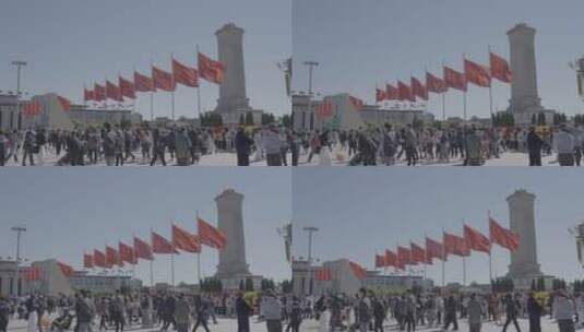 天安门红旗 大气北京 国庆高清在线视频素材下载