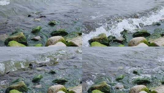 云南大理洱海海浪升格高速实拍视频高清在线视频素材下载