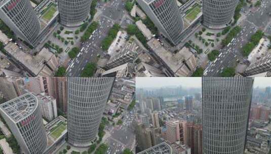 长沙泊富新湖南大厦航拍4K宣传片IFS高清在线视频素材下载