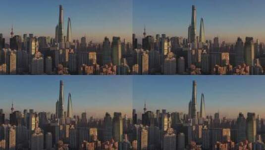4K上海城区风光高清在线视频素材下载