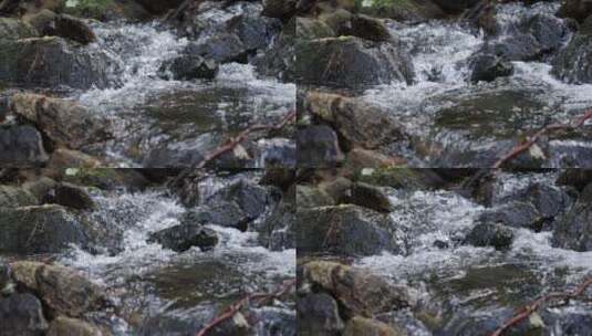 溪水山泉河流水源高清在线视频素材下载