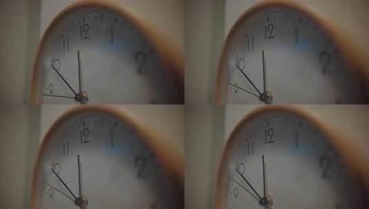 特写时钟表盘高清在线视频素材下载