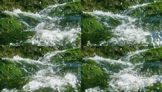 溪流流水1高清在线视频素材下载