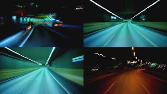 城市高速公路延迟视频高清在线视频素材下载