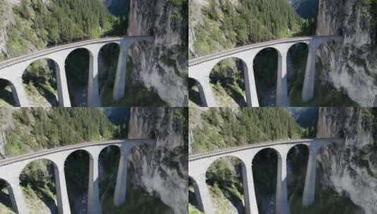 高架桥的鸟瞰图高清在线视频素材下载