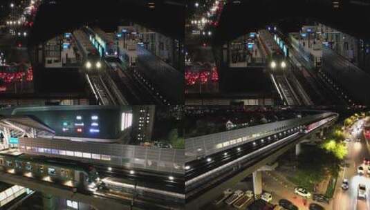 青岛地铁站高峰换乘13号线高清在线视频素材下载