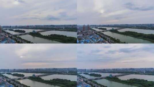 南阳城市延时摄影4k高清在线视频素材下载